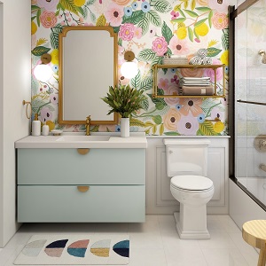 Цветная и яркая ванная комната: как преобразить санузел в Тальменке - talmenka.mebel54.com | фото
