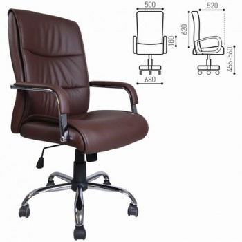 Кресло офисное BRABIX Space EX-508 (коричневый) в Тальменке - talmenka.mebel54.com | фото