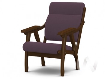Кресло Вега-10 (орех лак/ULTRA PLUM) в Тальменке - talmenka.mebel54.com | фото