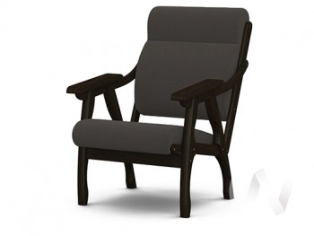 Кресло Вега-10 (венге лак/ULTRA GRAFIT) в Тальменке - talmenka.mebel54.com | фото