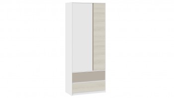 Шкаф для одежды комбинированный «Сканди» Дуб Гарден/Белый/Глиняный серый в Тальменке - talmenka.mebel54.com | фото